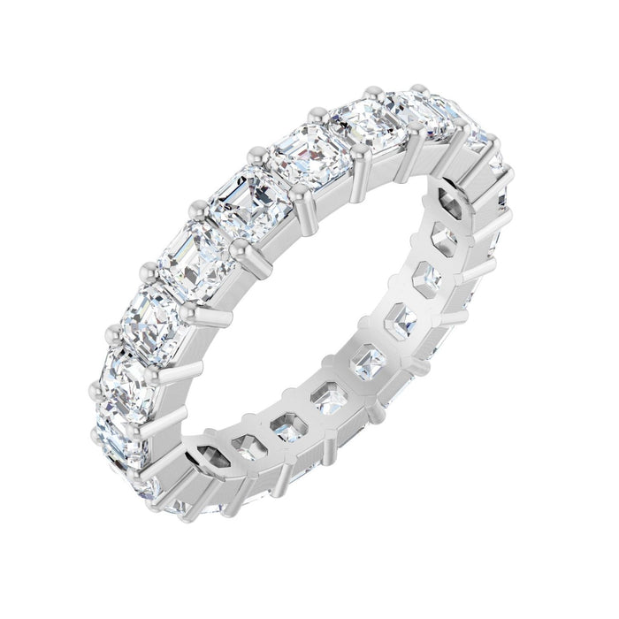 Statement Asscher-Cut Diamond Eternity Band