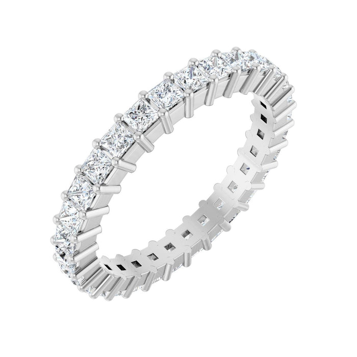 Princess-Cut Diamond Eternity Band