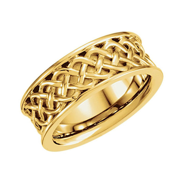 10K Yellow Gold men's wedding band