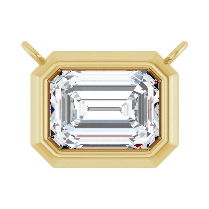 natural diamond necklace in 14k Yellow Gold