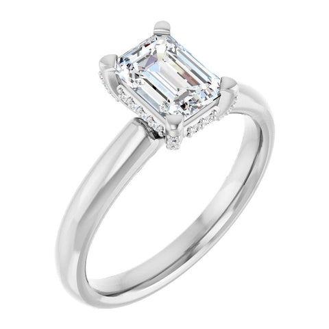 Emerald Cut Engagement Rings