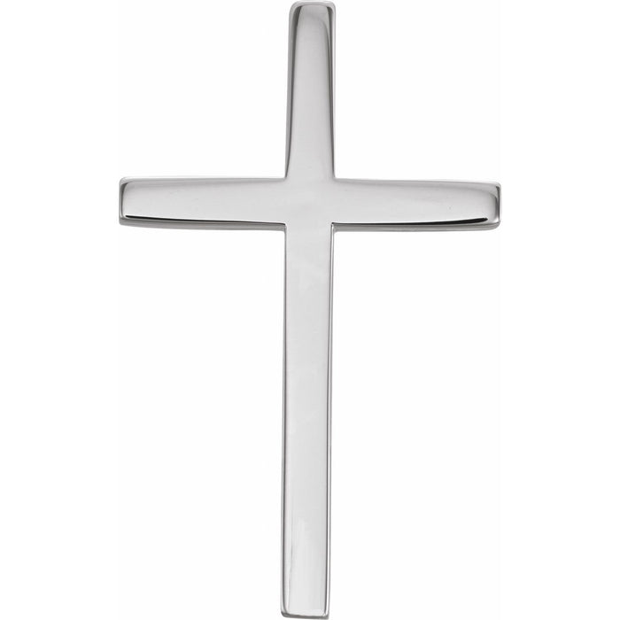 gold cross pendant in Platinum