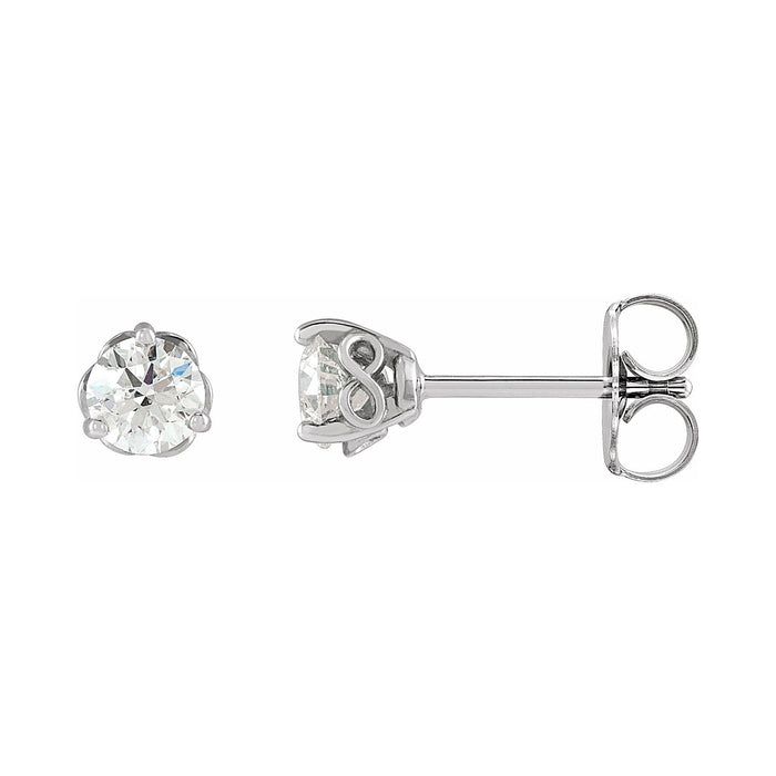Lab-Grown Diamond Infinity Stud Earrings