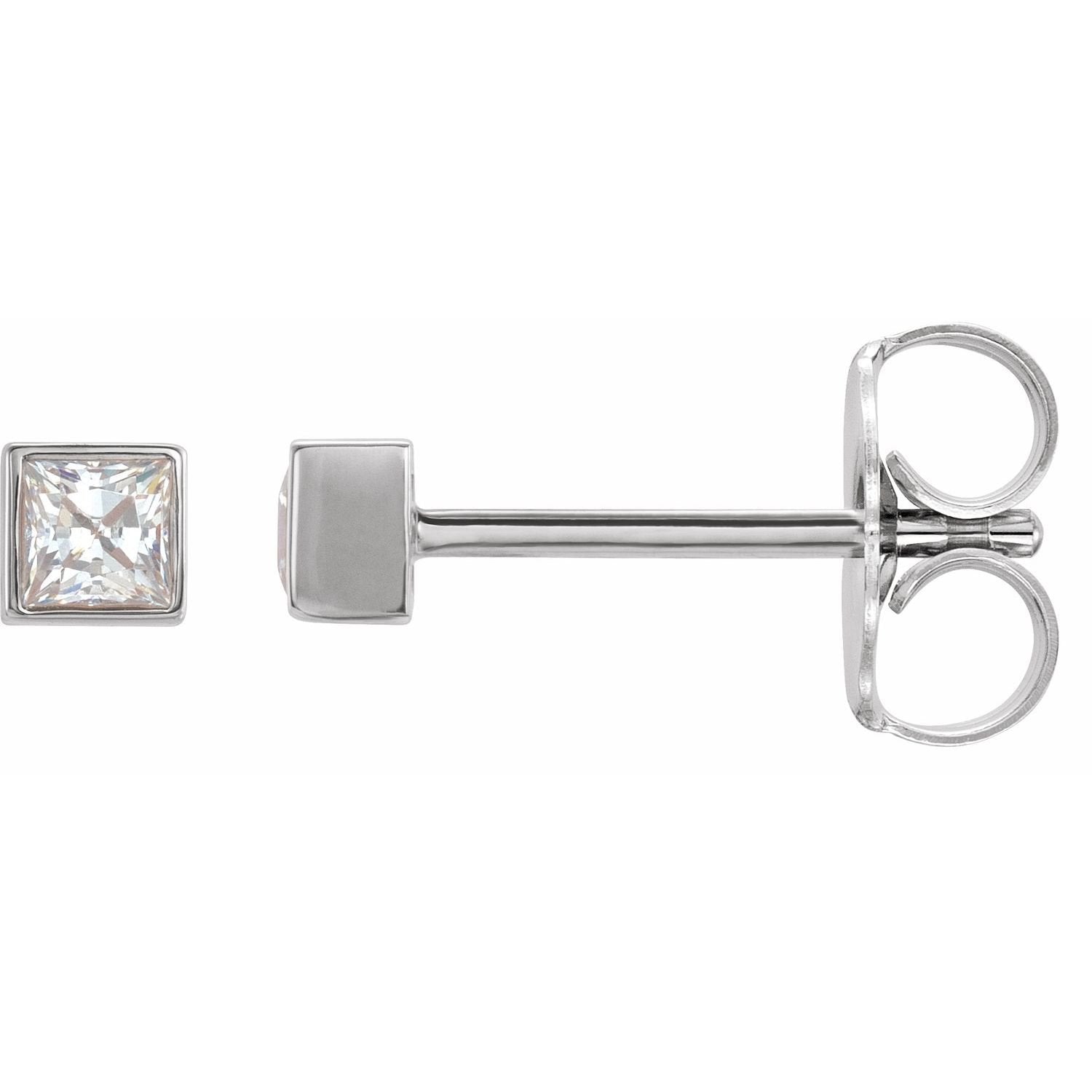 lab-grown diamond other earrings in 14k White Gold