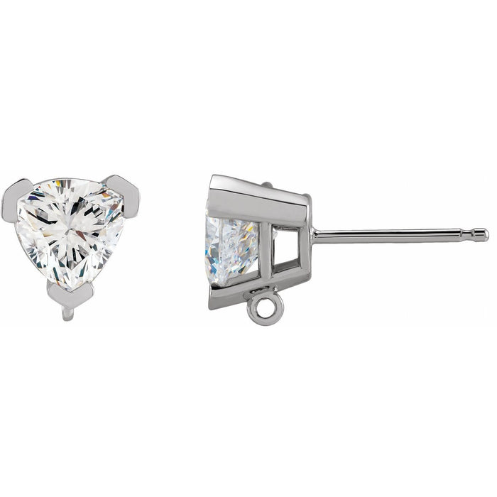 lab-grown diamond other earrings in 14k White Gold