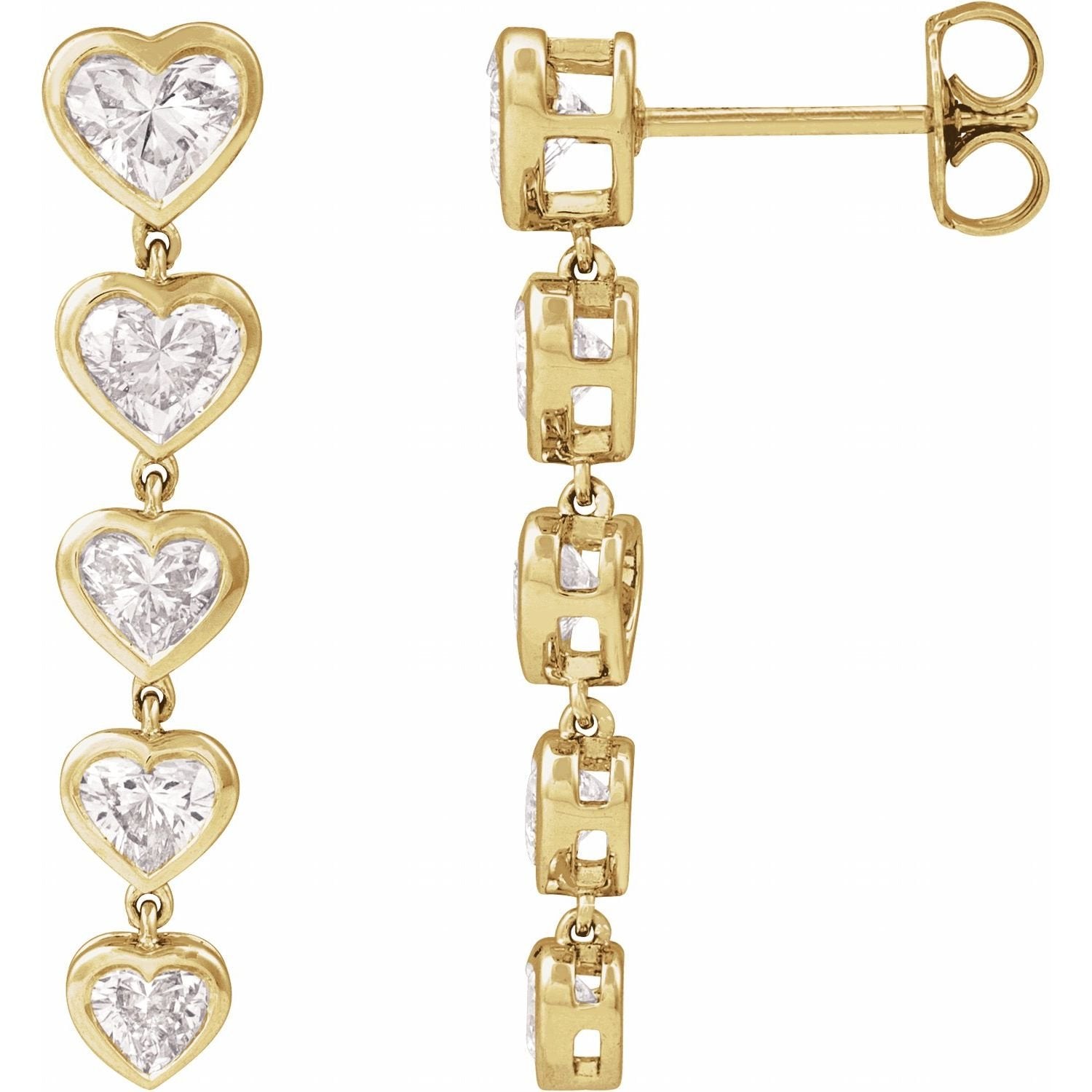 lab-grown diamond other earrings in 14k Yellow Gold