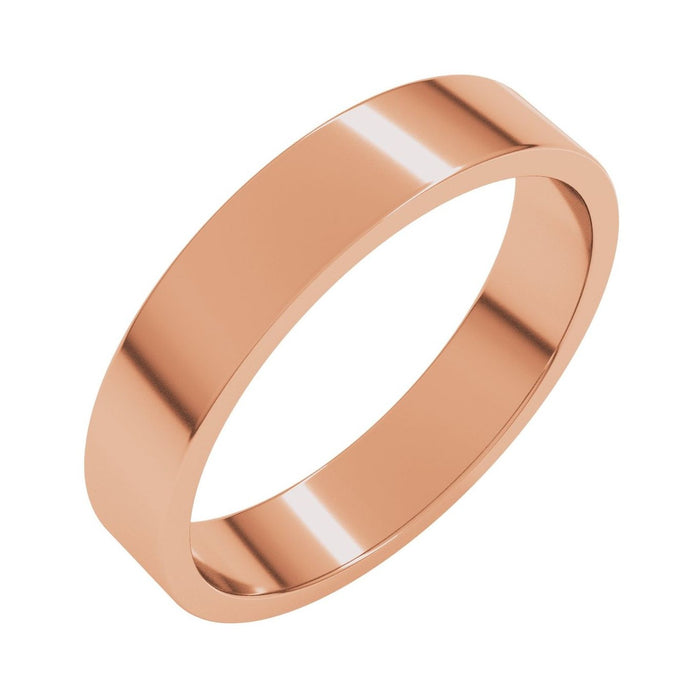 10K Rose Gold men's wedding band