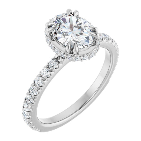 Oval Engagement Rings