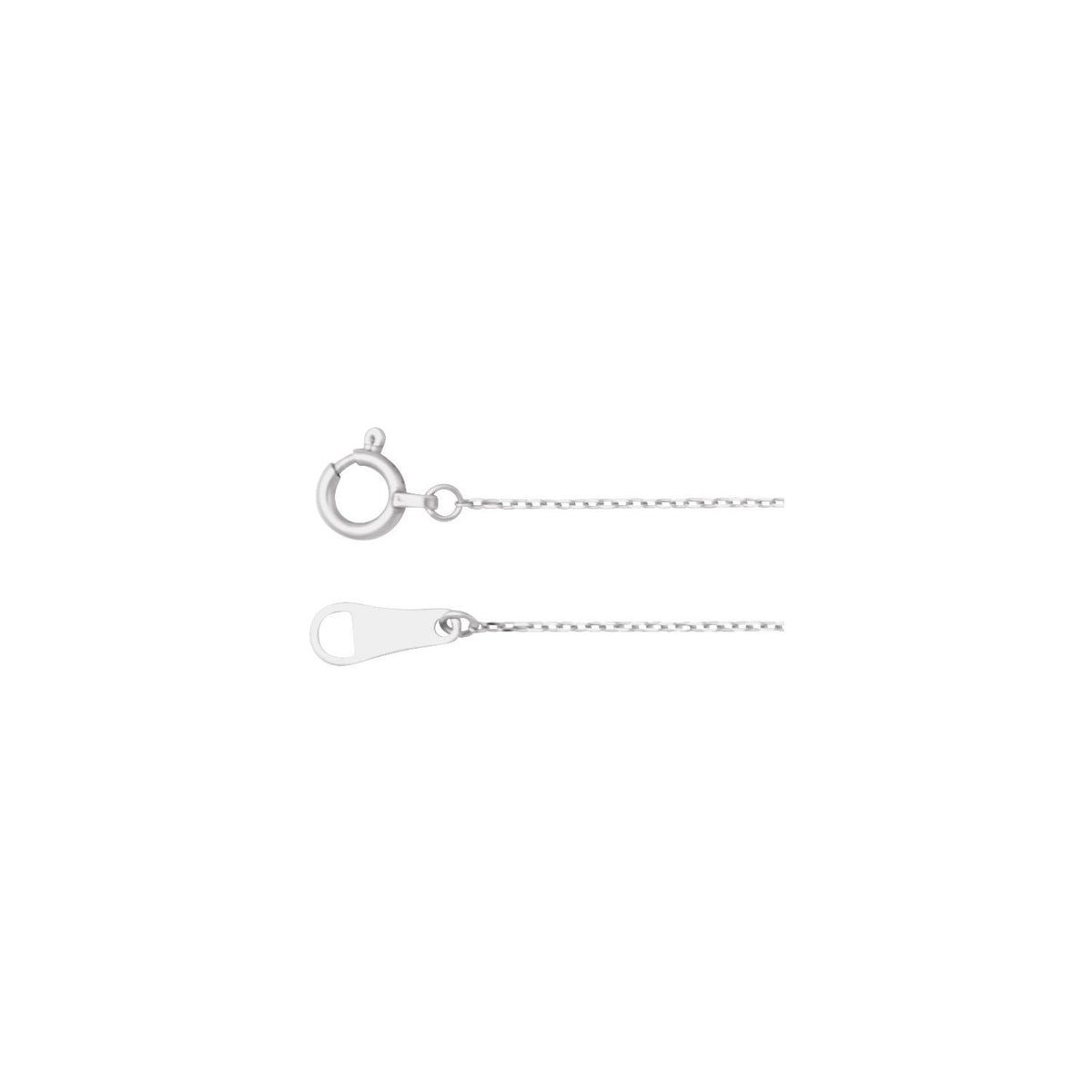 Platinum Diamond-Cut Cable Chain Bracelet in platinum