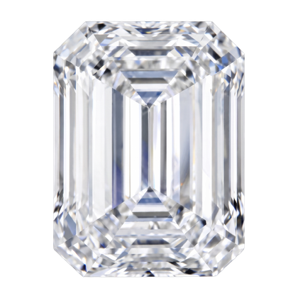 Emerald cut diamond