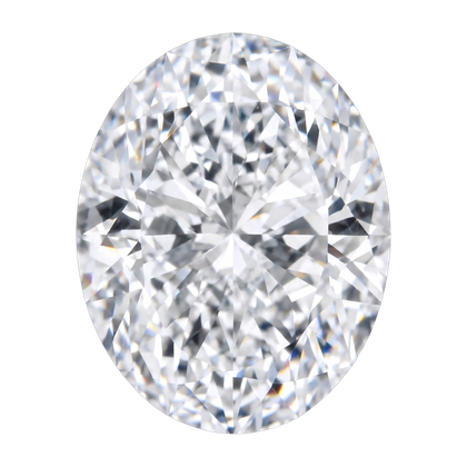 Oval cut diamond